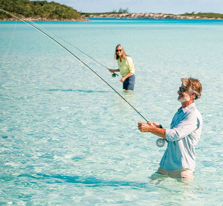 couple fishing