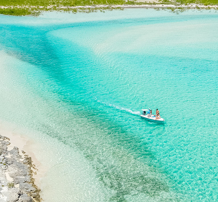 a boat in the water