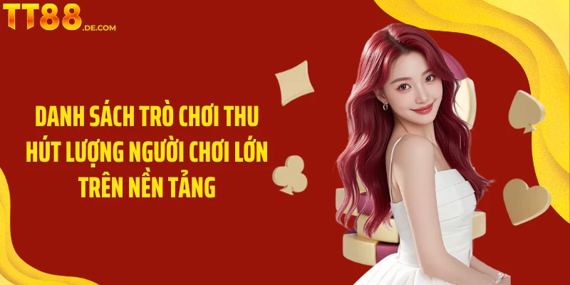 Danh sách trò chơi thu hút lượng người chơi lớn trên nền tảng