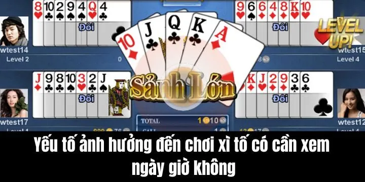 Các yếu tố ảnh hưởng đến kết quả của ván bài